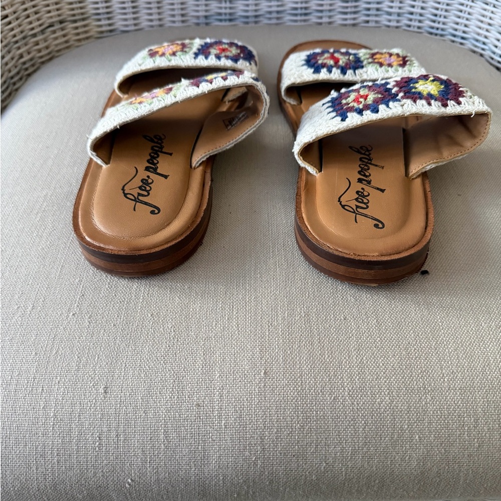 Free People Multicolor Crochet Sandals - Picture 3 of 7